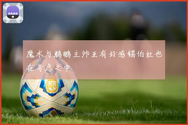 魔术与鹈鹕主帅互有好感锡伯杜也在考虑之中