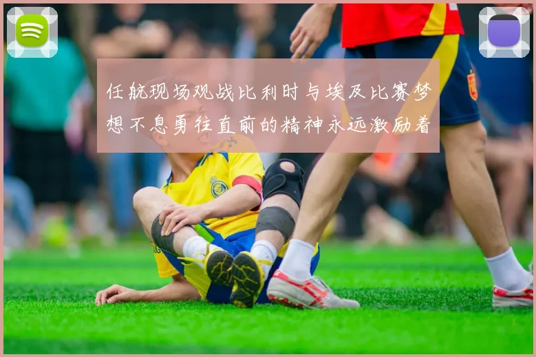任航现场观战比利时与埃及比赛梦想不息勇往直前的精神永远激励着我们